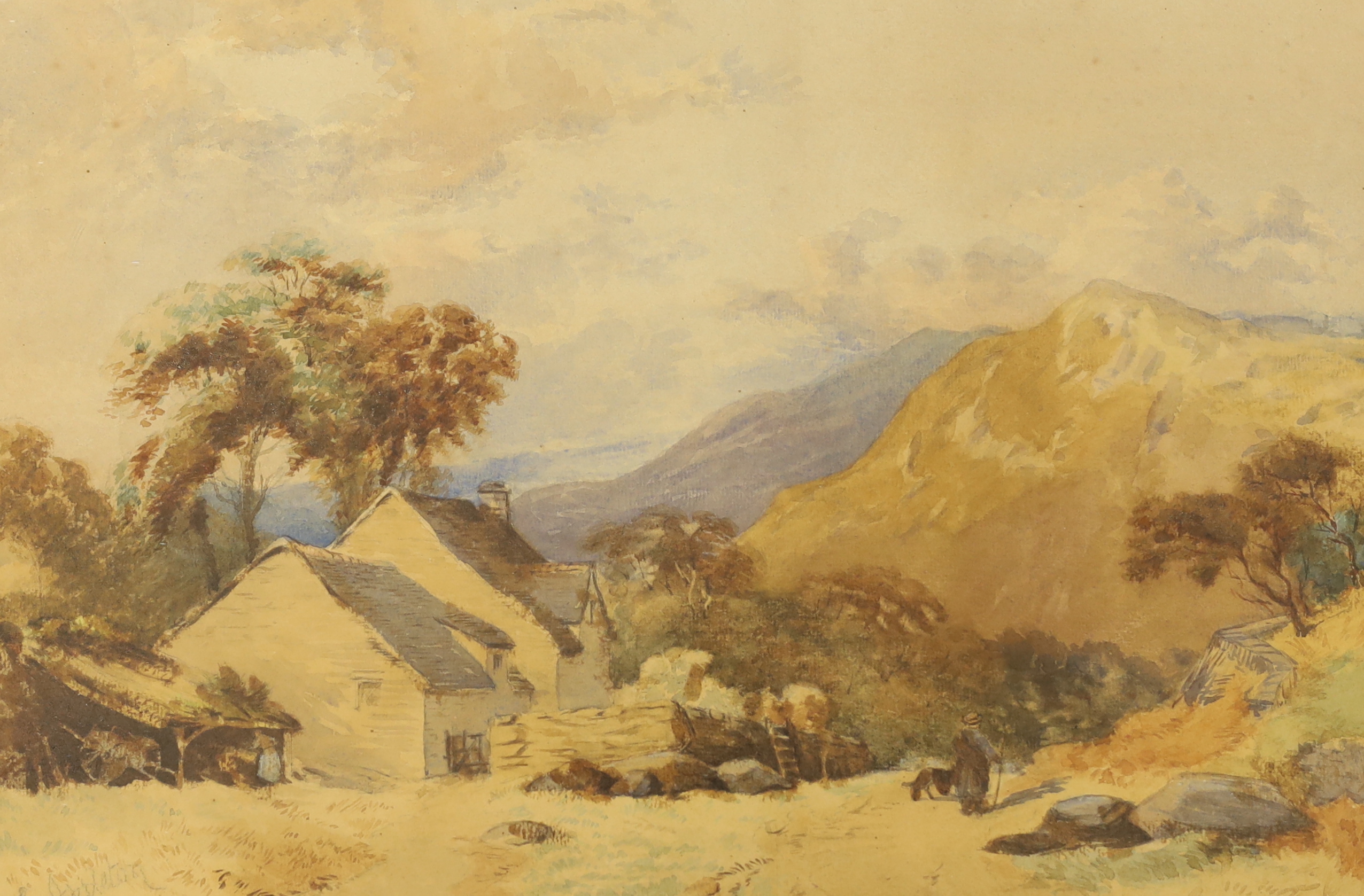 S. L. Appleton, pair of watercolours, Mountainous landscapes, each signed, 30 x 45cm
